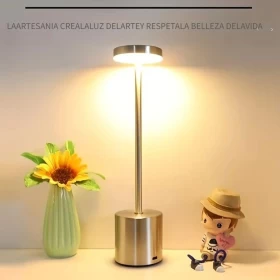 Wireless LED Table Light – 3 Color Step-less Dimming by Touch