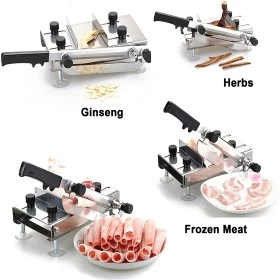 Manual Frozen Meat and Vegetable Slicing Machine