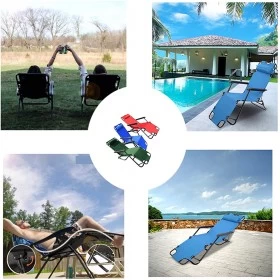 Portable Folding Outdoor Lounge Chair Bed