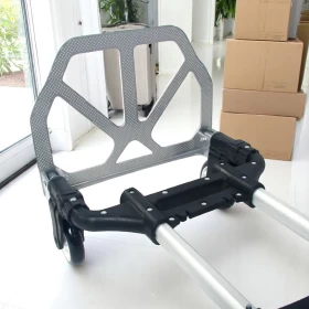 Portable Aluminum Folding Hand Truck Dolly – Heavy-Duty Luggage Trolley Cart