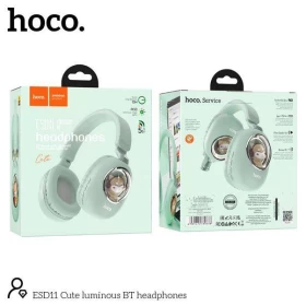 Hoco ESD11 Cute Luminous Bluetooth Headphones – Stylish Sound with LED Lights